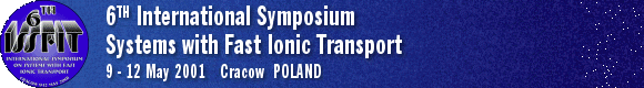 6th International Symposium on Systems with Fast Ionic Transport