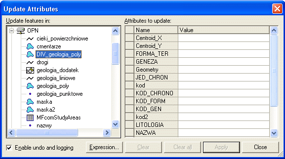 Fig. 2. Update Attributes