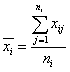 średnie grupowe