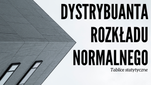 Dystrybuanta rozkładu normalnego