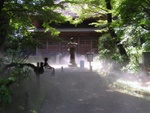 Slynne wodospady mgly w skansenie Senkeinen Garden - Yokohama