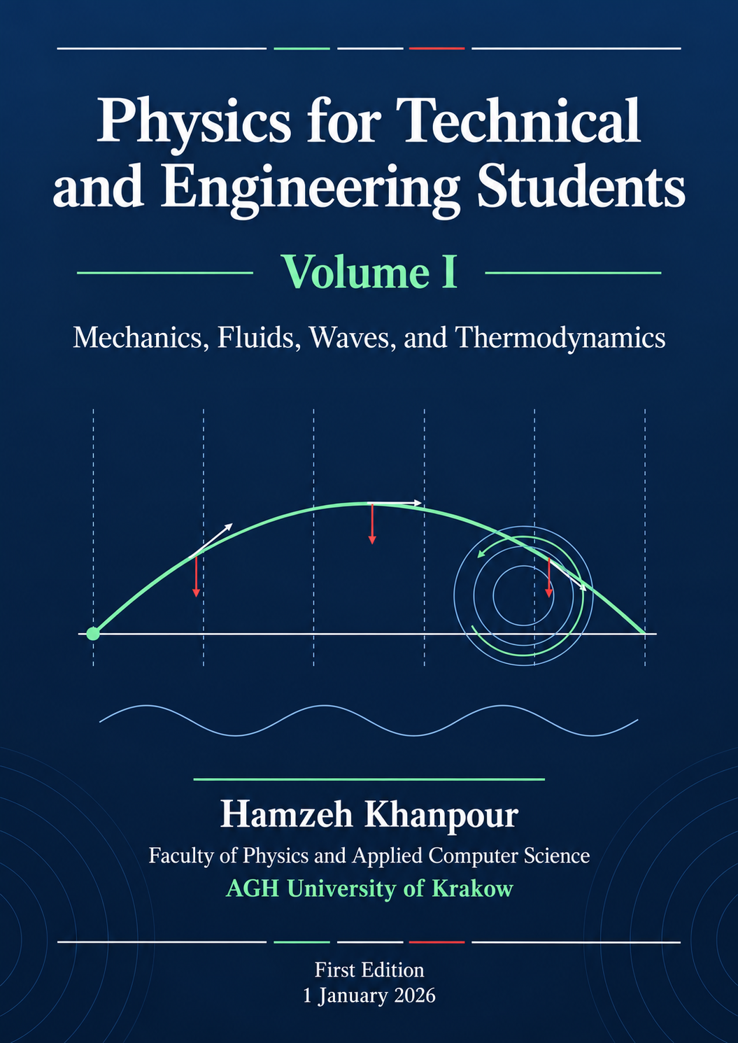 Book cover: Physics for Technical and Engineering Students - Volume I