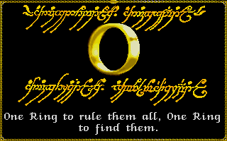 what is written on the lord of the rings ring