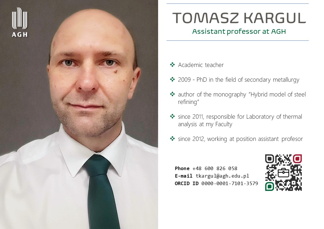  PhD Tomasz Kargul business card
