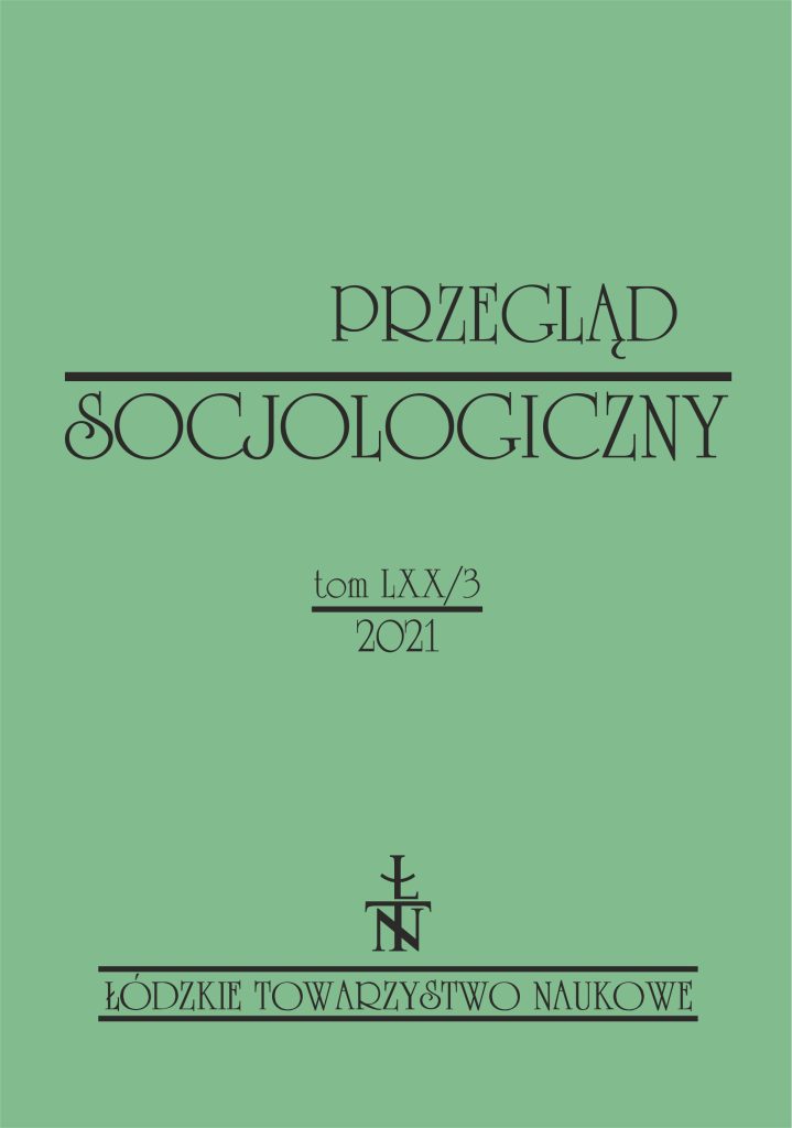 okładka "Przegląd Socjologiczny"